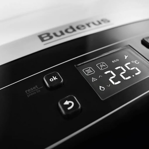 Конденсационный газовый котел BUDERUS Logamax plus GB062-24 KD 24 кВт, двухконтурный, настенный