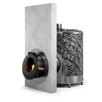 Піч для бані та сауни IKI SL зі скляними дверцятами