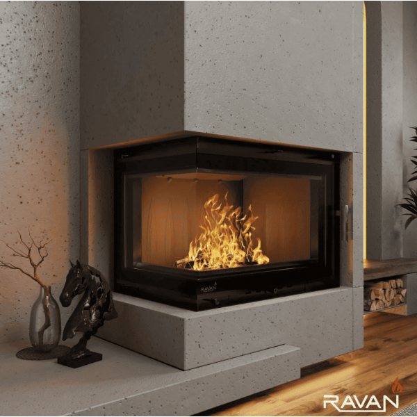Камінна топка Камінна топка Ravan IMPERIAL 700 L на дровах 16 кВт