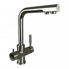 Смеситель для кухни под осмос Globus Lux LAZER GLLR-0888-8-STSTEEL