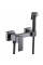 Смеситель гигиенический Globus Lux  Niagara GLN-5-106MIX-Graphite