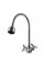 Смеситель для кухни DOMINO DK-H1-2N-103MA Chrom хрест кераміка,с гофровиливом