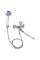 Смеситель для ванны Lidz Anny 005 с поворотным изливом (c душевым гарнитуром) (k40) LDANN005CRM35120 Chrome