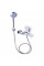 Смеситель для ванны Lidz Anny 006 (c душевым гарнитуром) (k40) LDANN006CRM35121 Chrome