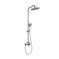 Душова система для душу Lidz Aria 1020 на два споживача (k35) LDARI1020NKS46114 Nickel