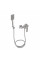 Смеситель для душа Lidz Kubis 010 (с душевым гарнитуром) (k35) LDKUB010NKS28535 Nickel