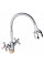 Смеситель для кухни Lidz Lamb 274F двухвентильный с гибким изливом LDLAM274FCRM35074 Chrome