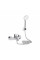 Смеситель для ванны Lidz Tani 0061 (c душевым гарнитуром) (k40) LDTAN0061CRM44963 Chrome