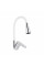 Смеситель для кухни Lidz Tani 008F3 с гибким изливом (k40) LDTAN008F3WCR37037 Chrome/White