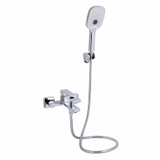 Смеситель для ванны Qtap Gemini (c душевым гарнитуром) QTGEM259CRM45681 Chrome