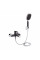 Смеситель для ванны Qtap Grand (c душевым гарнитуром) QTGRABCR006 Chrome/Black