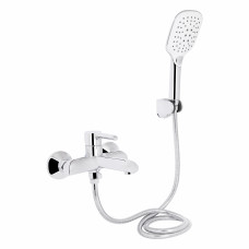 Смеситель для ванны Qtap Grand (c душевым гарнитуром) QTGRACRM006 Chrome