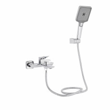 Смеситель для ванны Qtap Presto (c душевым гарнитуром) QTPRE259CRM45574 Chrome