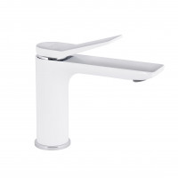 Смеситель для раковины Qtap Presto QTPRE270CRW45576 Chrome/White