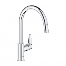 Смеситель для кухни с выдвижным изливом Grohe StartCurve 30562000