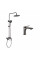 Набор 2 в 1 душевая система Kroner Graz-GRP063 + смеситель Graz-GRP010