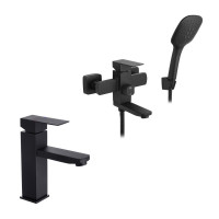 Набор смесителей Edelstahl Kubus-SCH010 + смеситель Edelstahl Kubus-SCH060