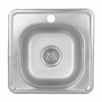 Кухонная мойка Brinex 3838 0,6 мм Satin (BRIN3835SAT06)