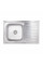 Кухонная мойка Brinex 5080-L 0,6 мм Satin (BRIN5080LSAT06)