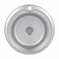Кухонная мойка Brinex 510-D 0,8 мм Micro Decor (BRIN510MDEC08)
