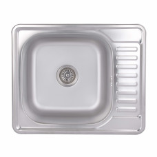 Кухонная мойка Brinex 5848 0,8 мм Satin (BRIN5848SAT08)