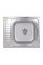 Кухонная мойка Brinex 6050-R 0,6 мм Satin (BRIN6050RSAT06)