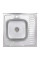 Кухонная мойка Brinex 6060-L 0,6 мм Satin (BRIN6060LSAT06)