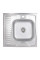 Кухонная мойка Brinex 6060-R 0,6 мм Satin (BRIN6060RSAT06)
