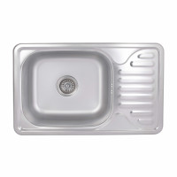 Кухонная мойка Brinex 6642 0,8 мм Satin (BRIN6642SAT08)
