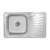 Кухонна мийка Brinex 7848 0,8 мм Micro Decor (BRIN7848MDEC08)