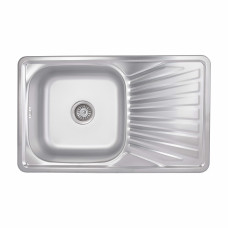 Кухонная мойка Brinex 7848 0,8 мм Satin (BRIN7848SAT08)