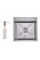 Lidz Handmade H5050H Мойка для кухни интегрированная Decor Honeycomb 2,5/0,5 мм LDH5050DEC48365