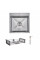 Комплект Lidz Handmade H5050H Мойка для кухни интегрированная Decor Honeycomb в комплекте с дозатором + Lidz K01G Корзина для кухонной мойки