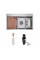 Комплект Lidz Handmade H7545 Мойка для кухни интегрированная Decor Honeycomb LDH7545DEC48372 + Lidz (BLA) Измельчитель для кухонной мойки