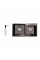 Мойка для кухни с двумя чашами интегрированная Lidz Handmade H7843 (LDH7843BPVD45586) Brushed Black PVD 3,0/1,0 мм