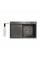 Мойка для кухни интегрированная Lidz Handmade H7849BL крыло слева Brushed Black PVD 3,0/1,0 мм LDH7849BLPVD43624