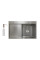 Мойка для кухни интегрированная Lidz Handmade H7849L крыло слева (LDH7849BRUL45592) Brushed Steel 3,0/1,0 мм