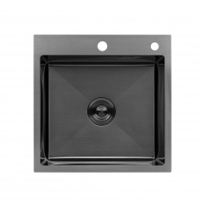 Кухонная мойка Kroner KRP Schwarze - 5050HM PVD (3.0/1.0 мм)