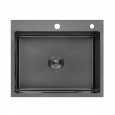 Кухонная мойка Kroner KRP Schwarze - 6050HM PVD (3.0/1.0 мм)