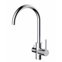 Змішувач для кухні з підключенням фільтра Koller Pool Orion Double ORD 0500F, хром