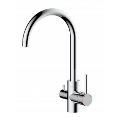Смеситель для кухни с подключением фильтра Koller Pool Orion Double ORD 0500F, хром