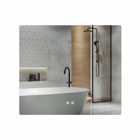 Зеркало Qtap Taurus (TA2) 800×700 мм с LED-подсветкой Touch, с антизапотеванием, с диммером, рег. темп. цвета (3000-6500K) QTTAU70070048955