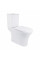 Унитаз-компакт Qtap Presto безободковый с сиденьем Soft-close QT24221217AW