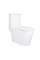 Унитаз-моноблок напольный Qtap Kolibri Ultra Quiet безободковый с сиденьем Soft-close WHITE QT10226380W