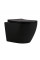 Унітаз підвісний Qtap Robin New Ultra Quiet безобідковий з сидінням Soft-close MATT BLACK QT13332381АSMB