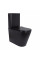 Унитаз напольный Qtap Scorpio Ultra Quiet безободковый с сиденьем Soft-Close MATT BLACK QT14226088AMB