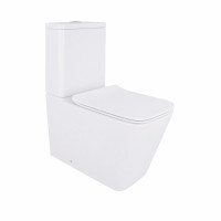 Унітаз підлоговий Qtap Crow Eco безобідковий з сідінням Soft-close QTCRO27W48750