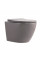 Унитаз подвесной Robin Ultra Quiet 490×365×325 мм, Stone Grey, с сиденьем Slim Duroplast / Soft-close / Quick Release QT13332381АSSG Qtap