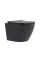Унитаз подвесной Robin Ultra Quiet 490×365×325 мм, Anthracite, с сиденьем Slim Duroplast / Soft-close / Quick Release QT13332381АSAN Qtap