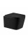 Унитаз подвесной Qtap Crow Ultra Quiet 485×340×290 мм, Matt Black, с сиденьем Slim Duroplast/ Soft-close/ Quick Release QT05335171MB
